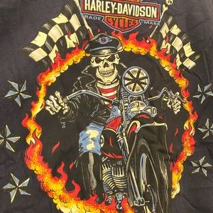 Harley Davidson Skull ABC Waterford Shirt
